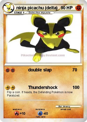 Pokemon ninja picachu (delta)