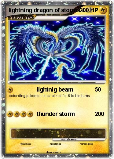 Pokemon lightning dragon of storms