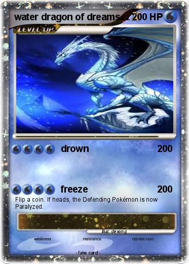 Pokemon water dragon of dreams