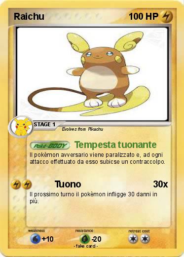 Pokemon Raichu