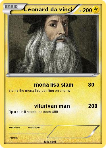 Pokemon Leonard da vinci