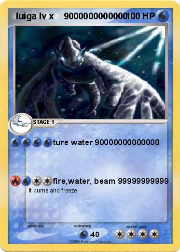 Pokemon  luiga lv x    9000000000000