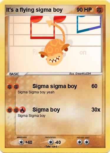 Pokemon It's a flying sigma boy