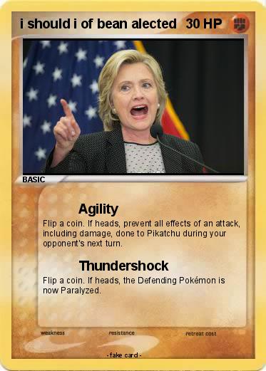 Pokemon i should i of bean alected