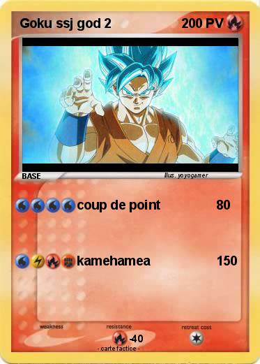 Pokemon Goku ssj god 2
