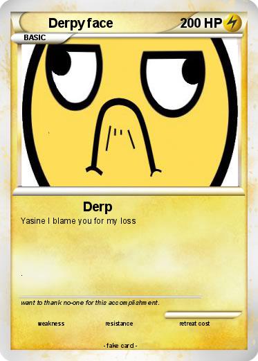 Pokemon Derpy face