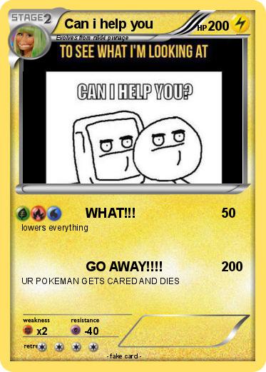 Pokemon Can i help you