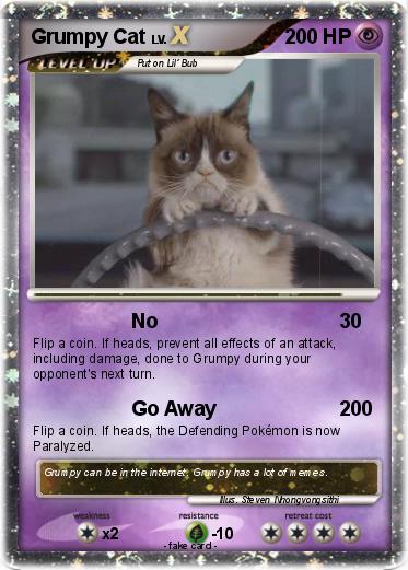 Pokemon Grumpy Cat