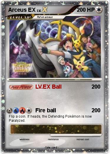 Pokemon Arceus EX