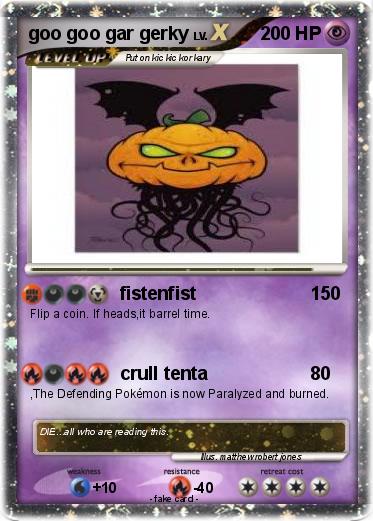 Pokemon goo goo gar gerky