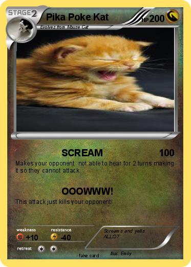 Pokemon Pika Poke Kat