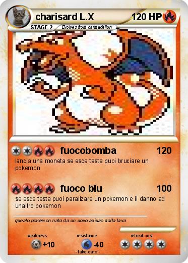 Pokemon charisard L.X