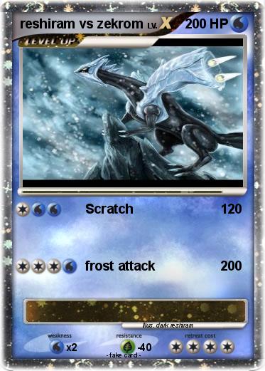 Pokemon reshiram vs zekrom