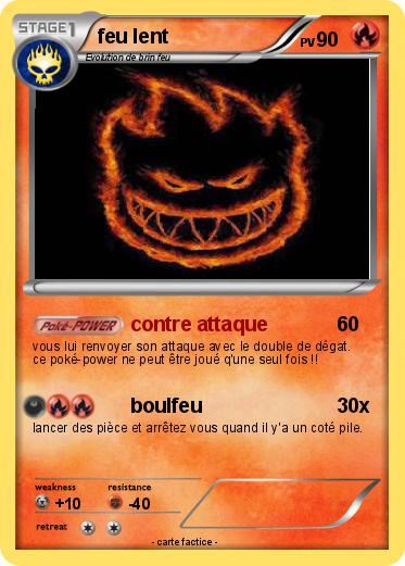 Pokemon feu lent