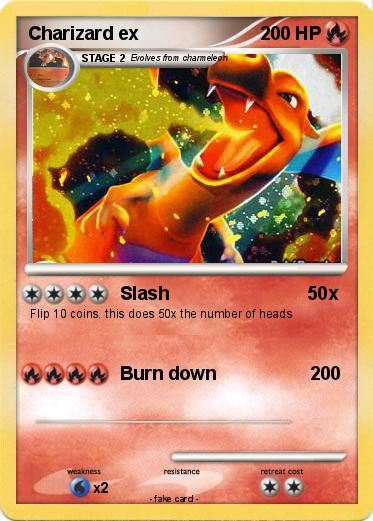 Pokemon Charizard ex
