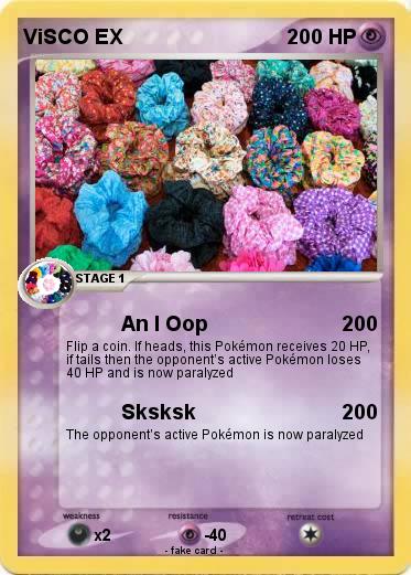 Pokemon ViSCO EX