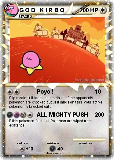 Pokemon G O D   K I R B O