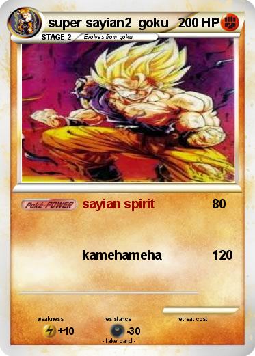 Pokemon super sayian2  goku