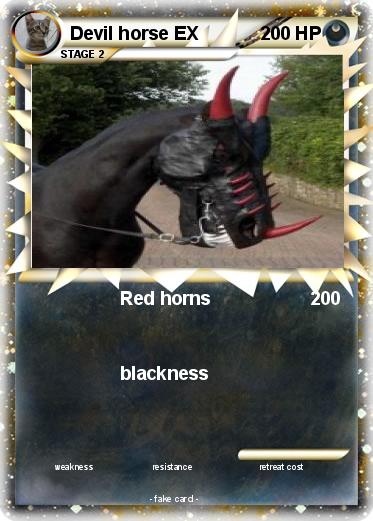 Pokemon Devil horse EX