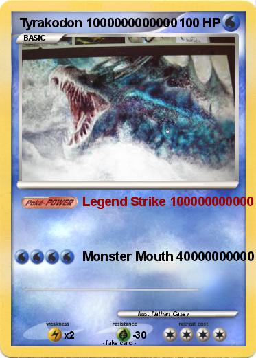 Pokemon Tyrakodon 1000000000000