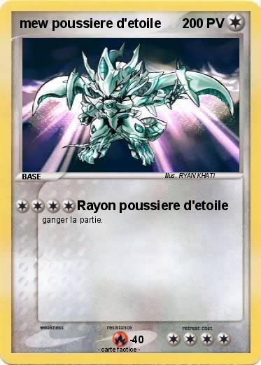 Pokemon mew poussiere d'etoile