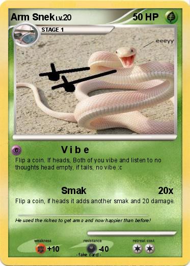 Pokemon Arm Snek