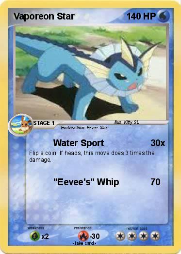 Pokemon Vaporeon Star