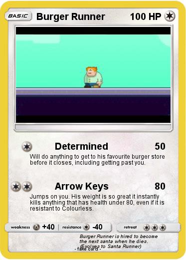 Pokemon Burger Runner