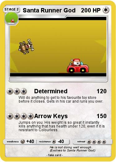 Pokemon Santa Runner God