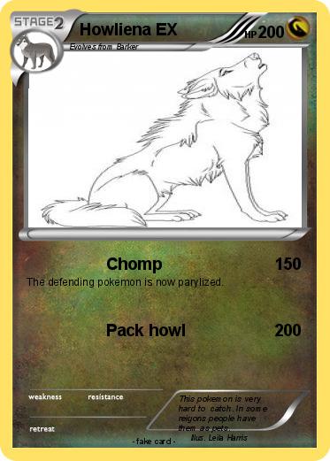 Pokemon Howliena EX
