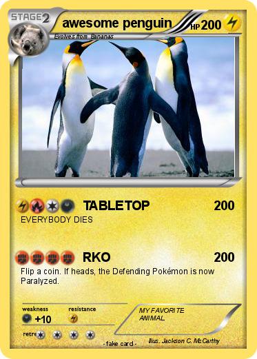 Pokemon awesome penguin