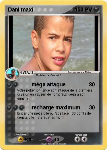 Pokemon Dani maxi