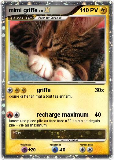 Pokemon mimi griffe