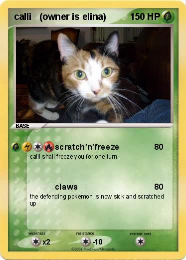 Pokemon calli   (owner is elina)