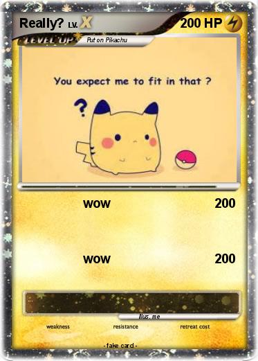 Pokemon Really?