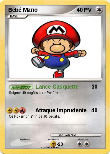 Pokemon Bébé Mario