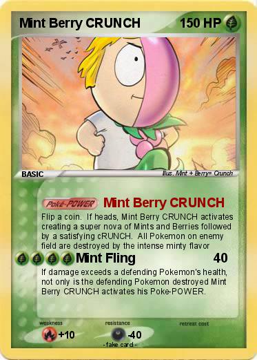 Pokemon Mint Berry CRUNCH
