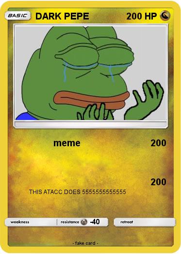 Pokemon DARK PEPE