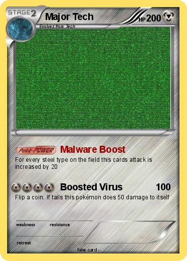 Pokemon Major Tech