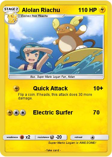 Pokemon Alolan Riachu