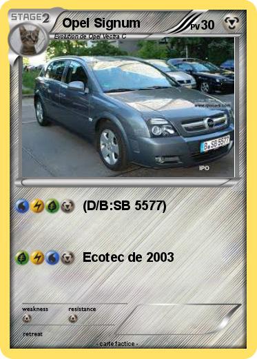 Pokemon Opel Signum