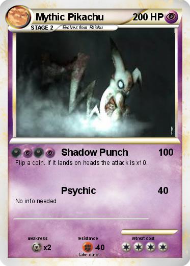 Pokemon Mythic Pikachu