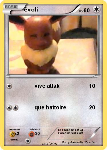 Pokemon évoli