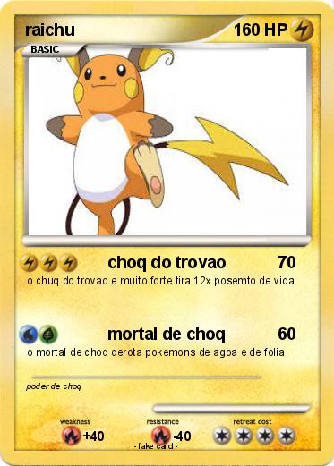 Pokemon raichu