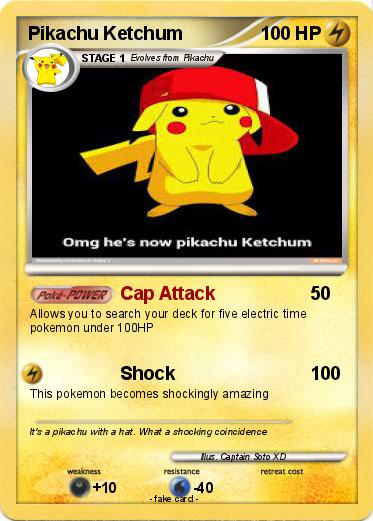 Pokemon Pikachu Ketchum