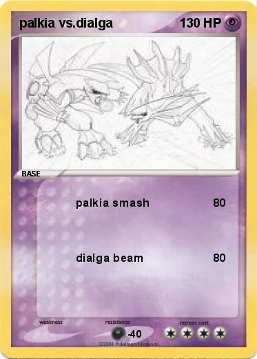 Pokemon palkia vs.dialga