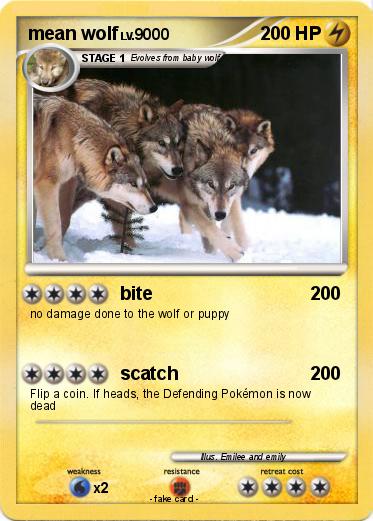 Pokemon mean wolf