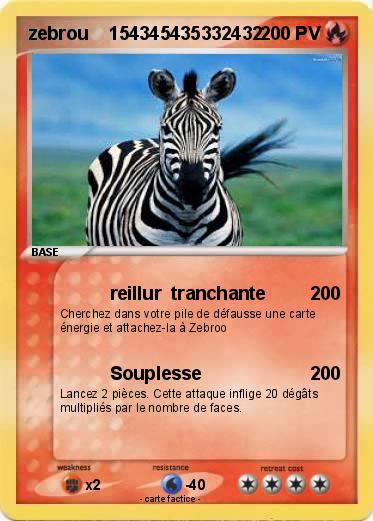 Pokemon zebrou    154345435332432