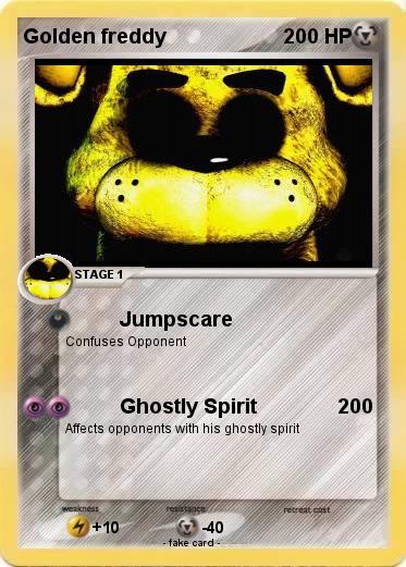 Pokemon Golden freddy