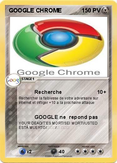 Pokemon GOOGLE CHROME